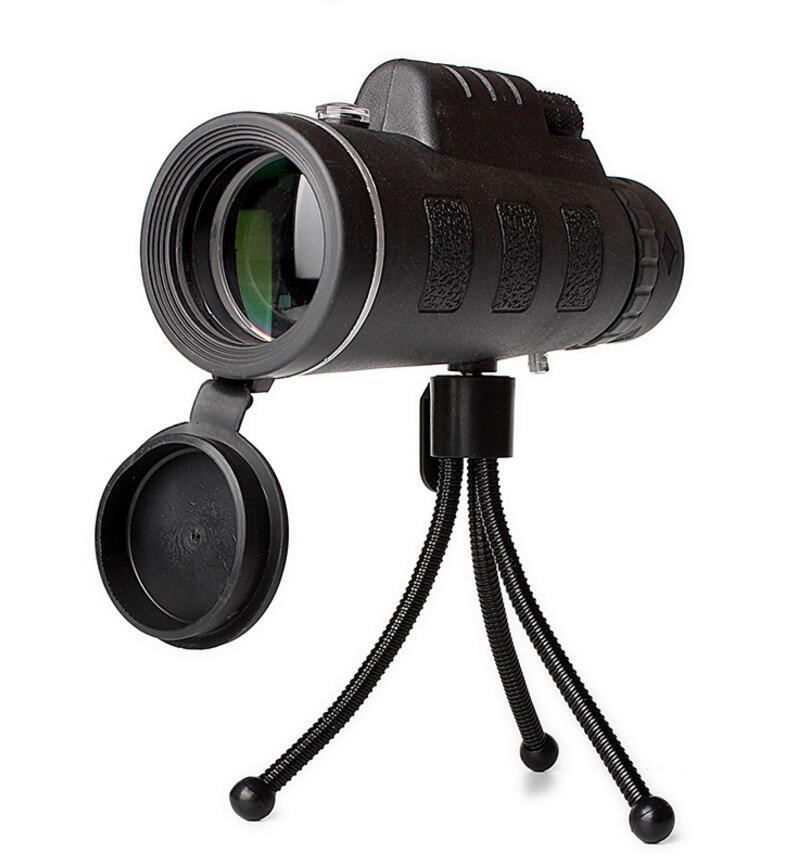 Compatible with Apple, Monocular Telescope Zoom Scope with Compass Phone Clip Tripod Compatible with Apple, Monocular Telescope Zoom Scope with Compass Phone Clip Tripod